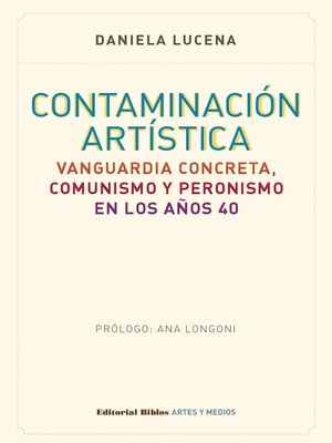 cover image of Contaminación artística